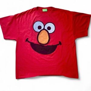 Vintage Sesame Street Men’s Red Elmo T-Shirt Size 2XL